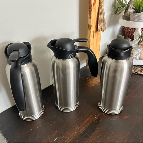 3 Stanley Commercial 34 oz Ergo Serve Stainless Carafe Creamer 1L - Picture 2 of 5